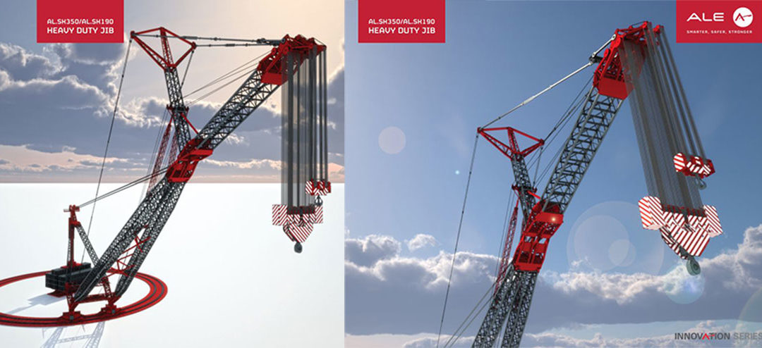 ALE start fabricating heavy duty jib on AL.SK cranes