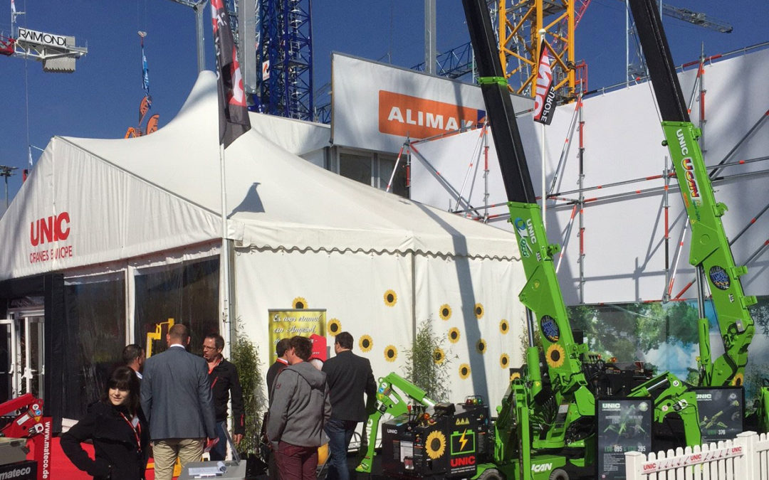 UNIC CRANES EUROPE AT BAUMA 2016
