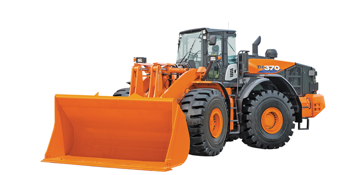 Hitachi launched the new ZW370-6 wheel loader at Bauma 2016