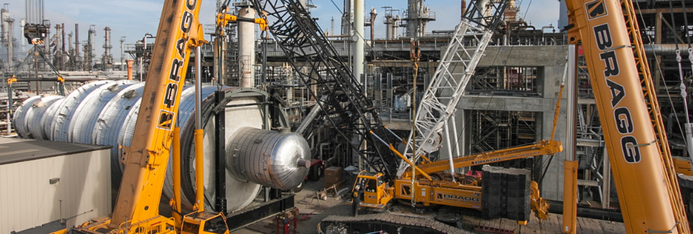 Bragg Crane Service has purchased three big Liebherr crawlers