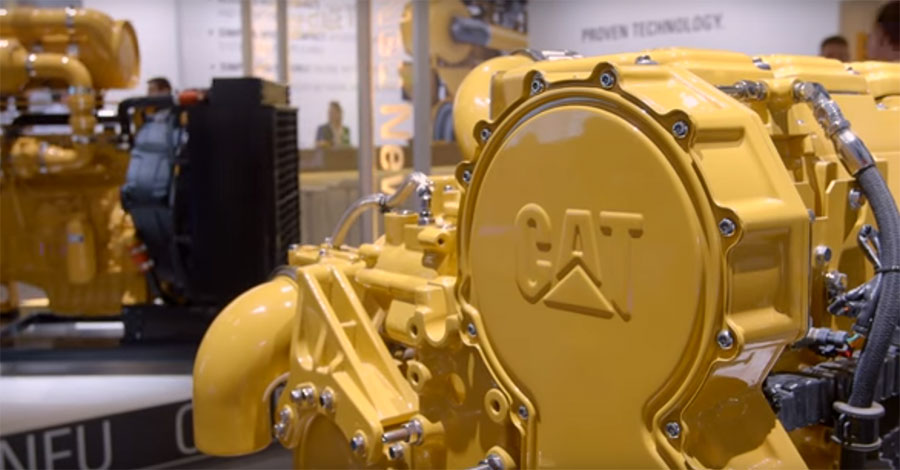 Caterpillar Stand Overview at bauma Munich 2016