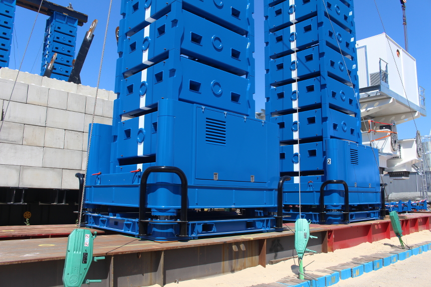 World’s tallest – Burkhalter’s Jack-Up System up to 36 meters (118 ft.)