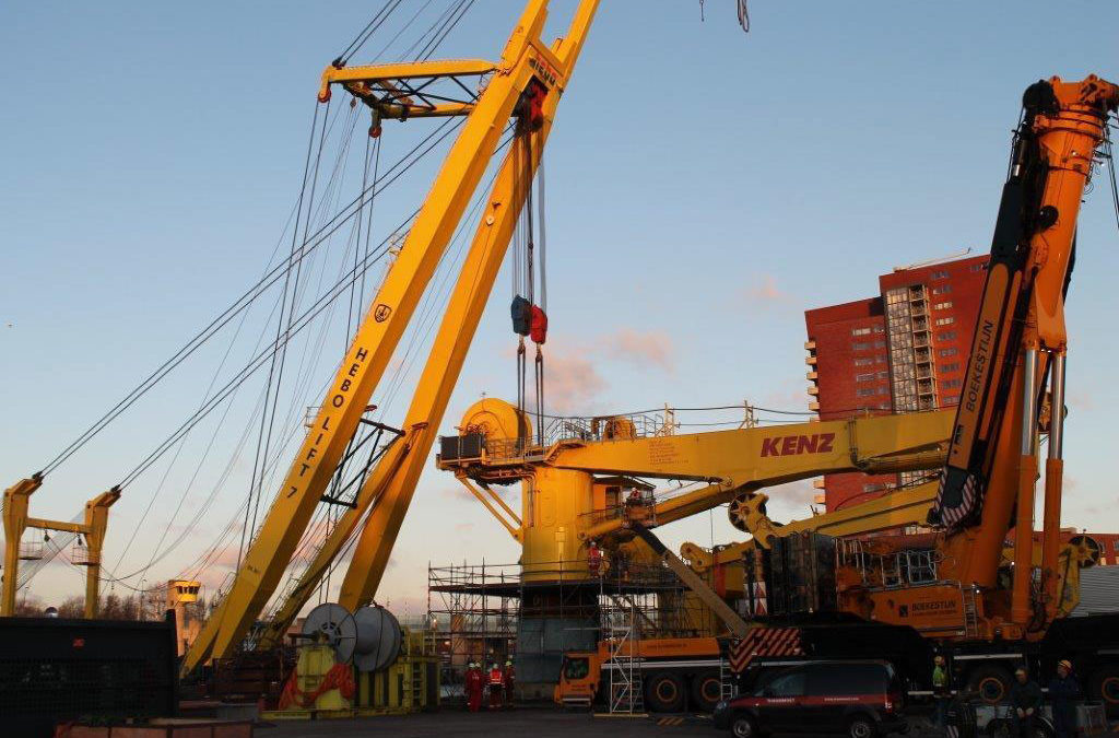 New Knuckle Boom Crane Design Developed by Kenz Cranes