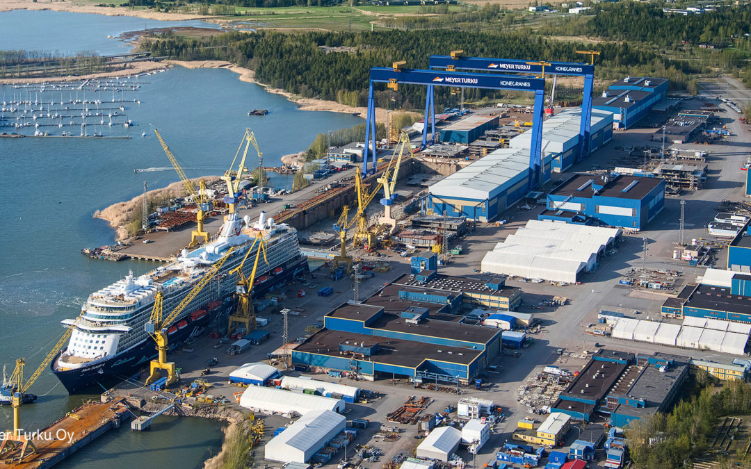 KONECRANES WILL DELIVER A NEW 1,200 TON GOLIATH CRANE TO MEYER TURKU SHIPYARD IN FINLAND