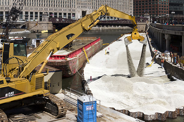 Photos: Backfilling, dewatering, and other fun things to do when building a Riverwalk