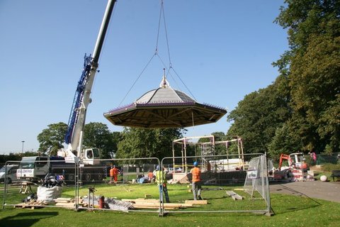 Baldwins Crane Hire Limited uses an All Terrain to prep for Queens Birthday