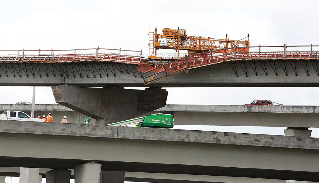 Construction incident near Palm Beach Florida closes Expressway ramp.