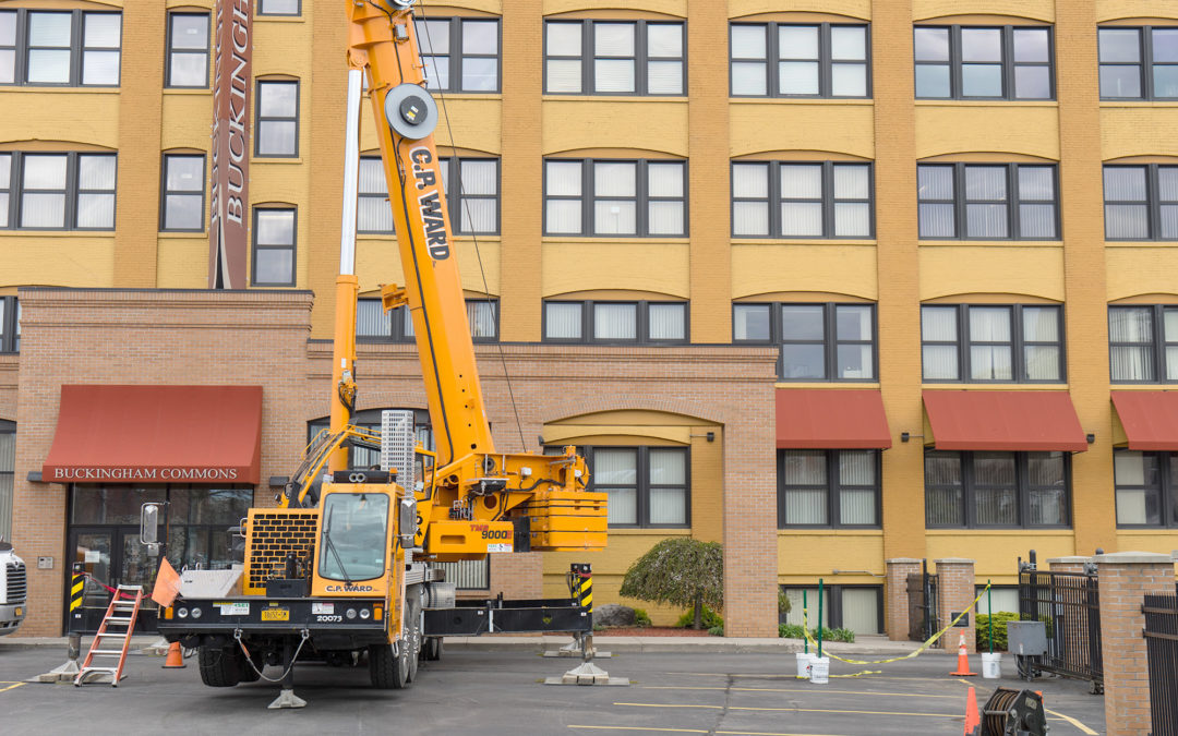 The Grove TMS9000E only needs one operator for C.P. Ward based in New York