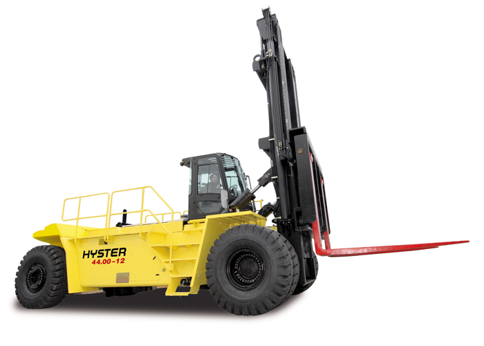 Hyster adapts 40-ton forklift to meet unique challenge