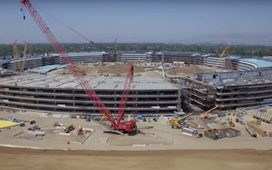 Video of APPLE CAMPUS 2 June 2016 Construction Update 4K