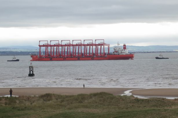 Huge Ship carrying ship-to-shore ‘megamax’ cranes are being supplied to Peel Ports