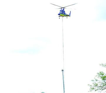 Helicopter Lift slashes West Virginia project time from 4 weeks to 5 hours