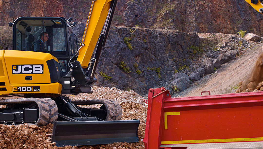 Video of the new JCB 100C-1 compact mini excavator