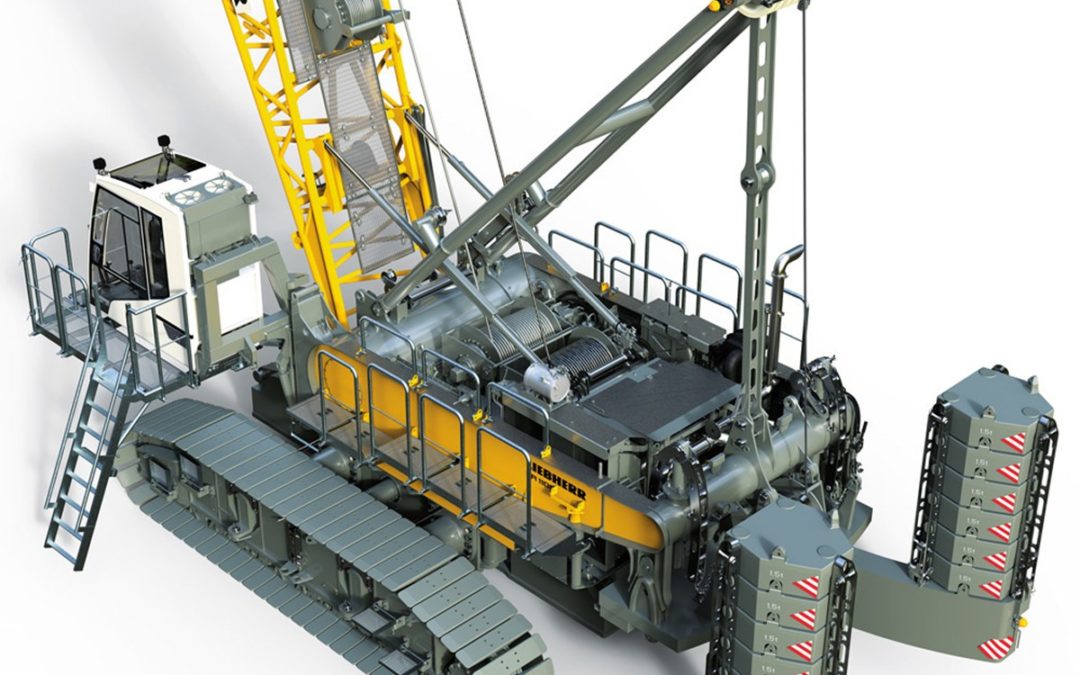 Liebherr – Nice video of the new LR 1100 crawler crane set up (Animation)
