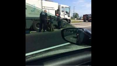 FHP: Construction worker killed by street sweeper
