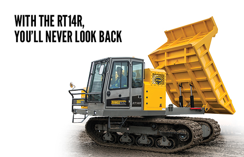 Terramac exhibiting the RT14R in North America at dealer near you