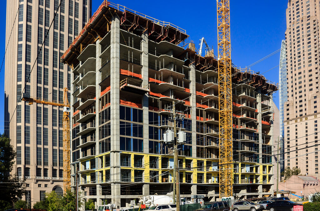 Quickie Time-Lapse of Tower Crane going up in Atlanta Georgia.