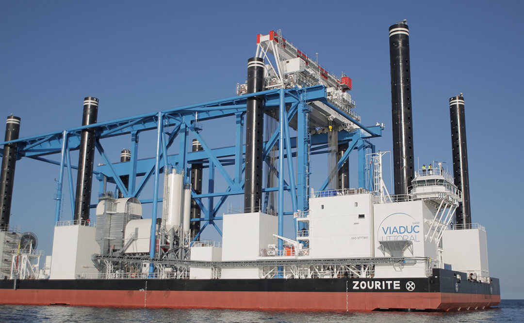Largest offshore overhead travel crane manufactured by Enerpac Sets Sail for Reunion Island