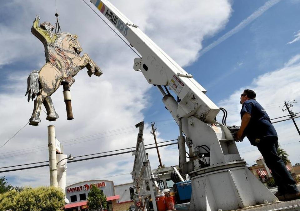 Iconic Fresno, CA sign is getting a new home thanks to A-Plus Signs