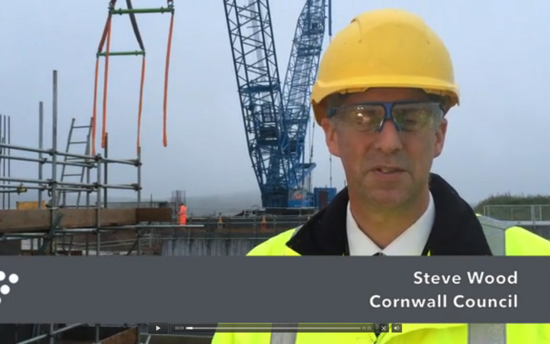 £56 million to fix notorious bottle neck.  Big Liebherr crawler crane goes to work in Cornwall, UK