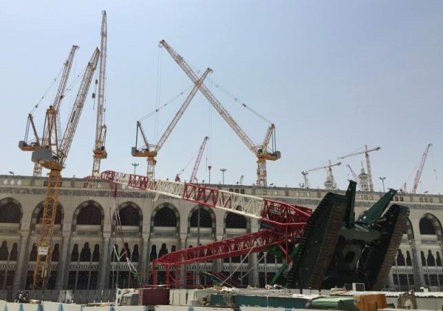 Saudi prosecutors bring charges over Grand Mosque crane disaster: newspaper