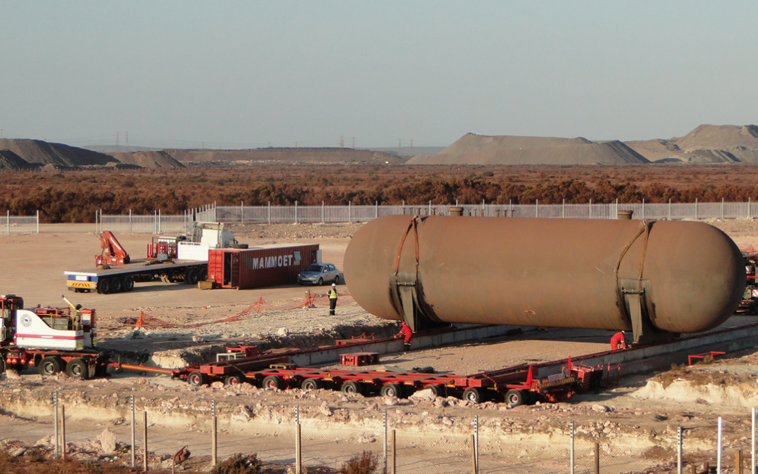 MAMMOET MOVES 115 TONS LIKE A SPEEDING BULLET