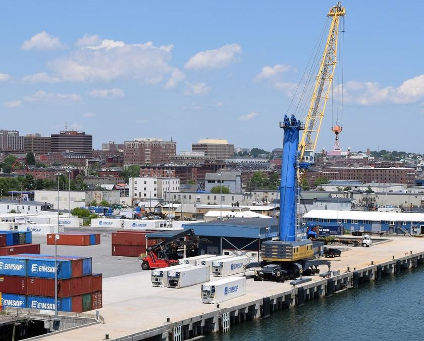 New Ship to Shore crane slated for $15.4 M International Marine Terminal upgrade in Portland, Maine