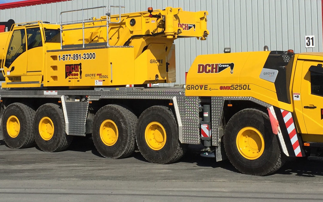 DCH Crane Adds Grove GMK5250L All Terrain crane to Its Fleet