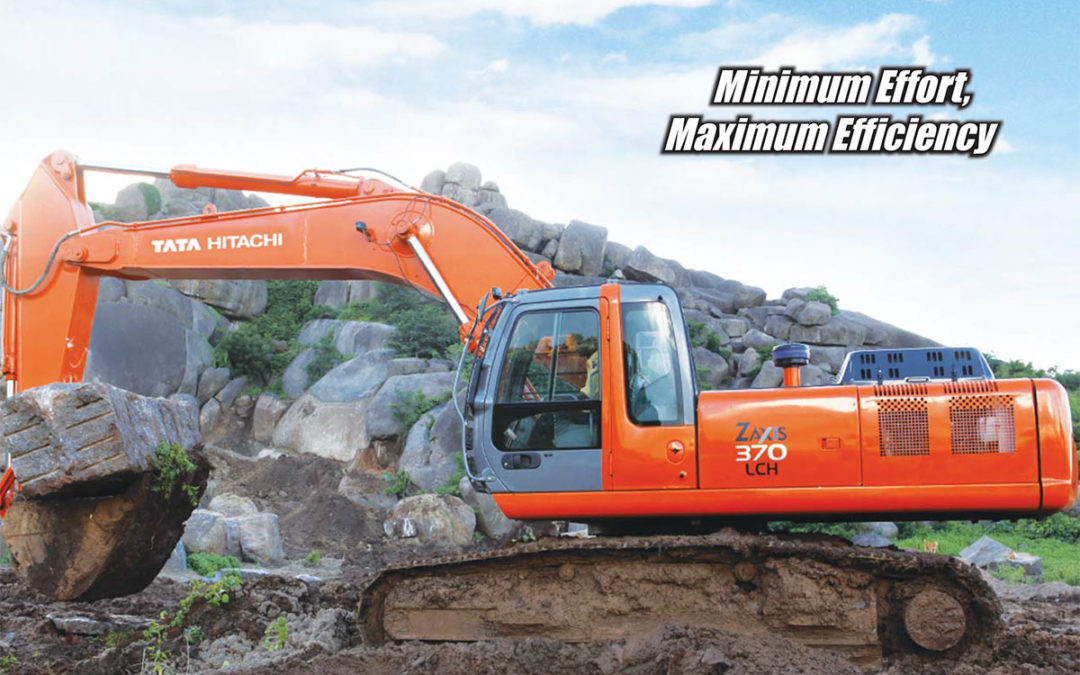 Tata Hitachi rolls out ZAXIS 370LCH Hydraulic Excavator from Kharagpur plant in India