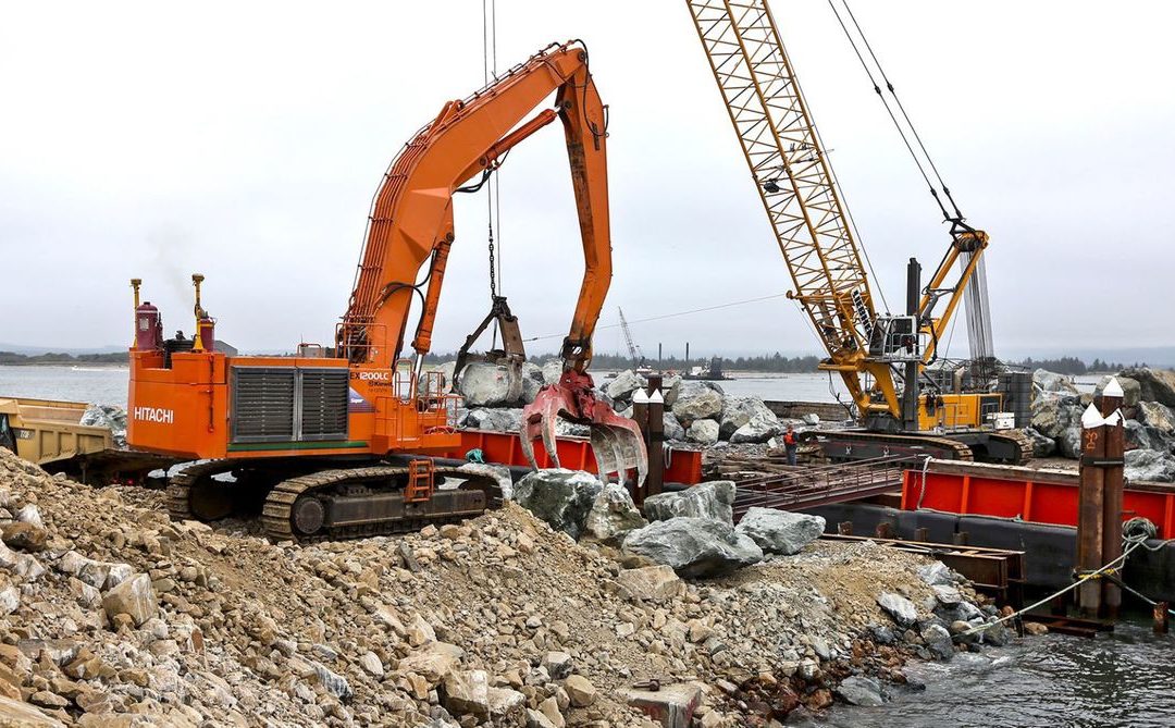Kiewit Corp. $19 Million Jetty restoration project protecting Columbia River economies in Washington State