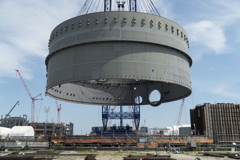 Heavy lifting: South Carolina nuclear plant marks construction milestone