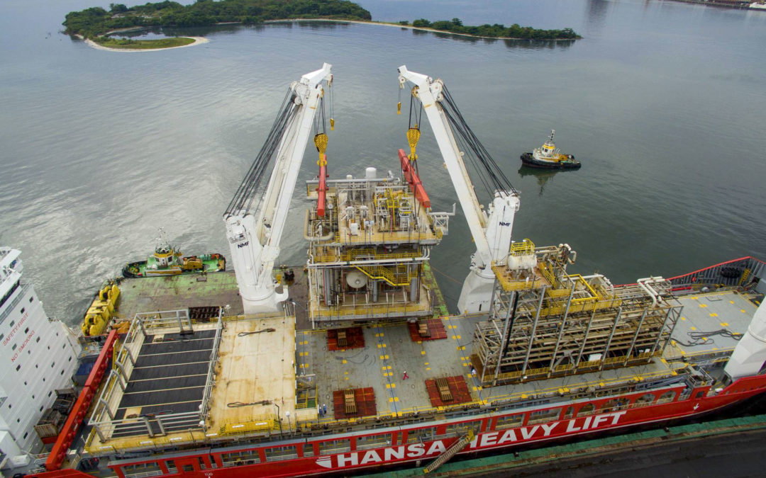 Heavy Lifting: Giant Pipe Racks Shipped for New Floating Production Storage and Offloading