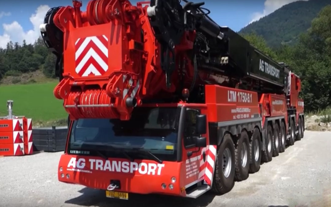The LIEBHERR LTM 1750-9.1 – the BIGGEST mobile CRANE in the Czech and Slovak Republic