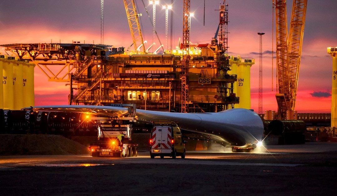 Mammoet’s Record Breaking Transport of Wind Turbine Blade