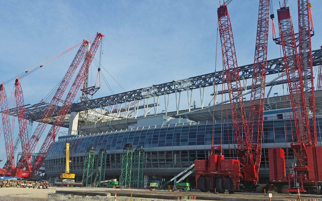 Maxim owned Manitowoc crawler fleet powers renovated SunLife stadium in Miami