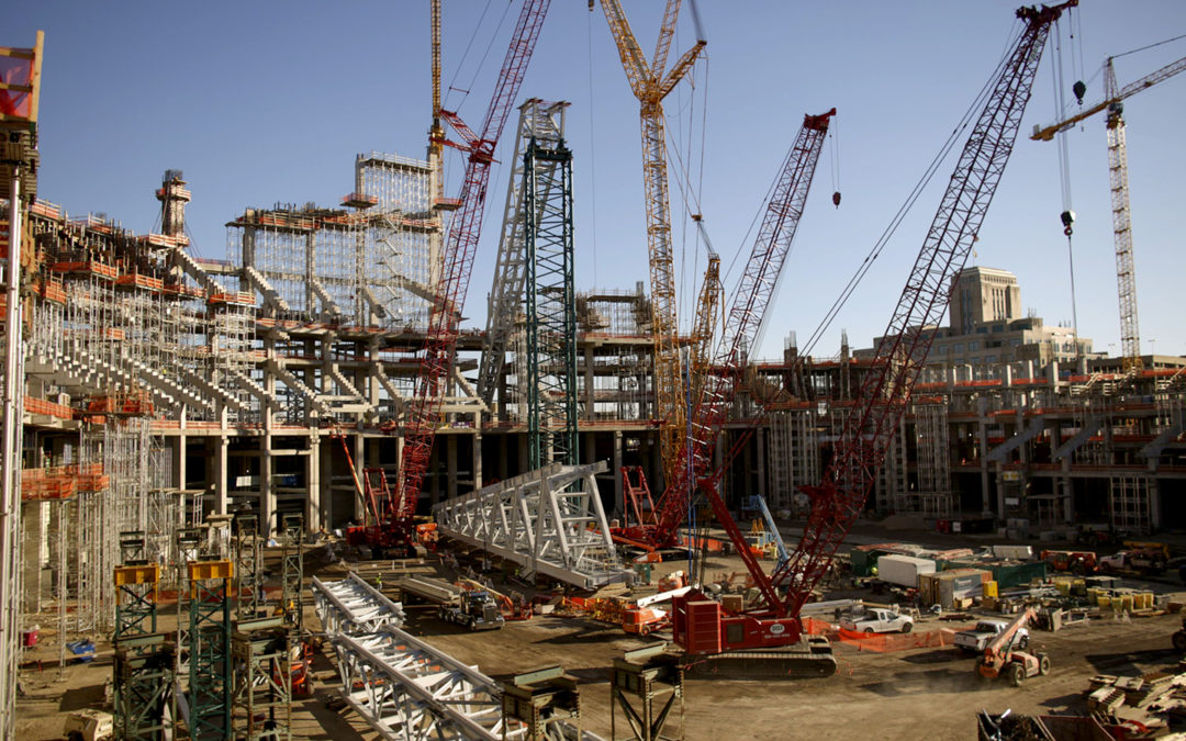 Watch the Official Time Lapse Construction video of the new $900M USD Minnesota Vikings U.S. Bank Stadium