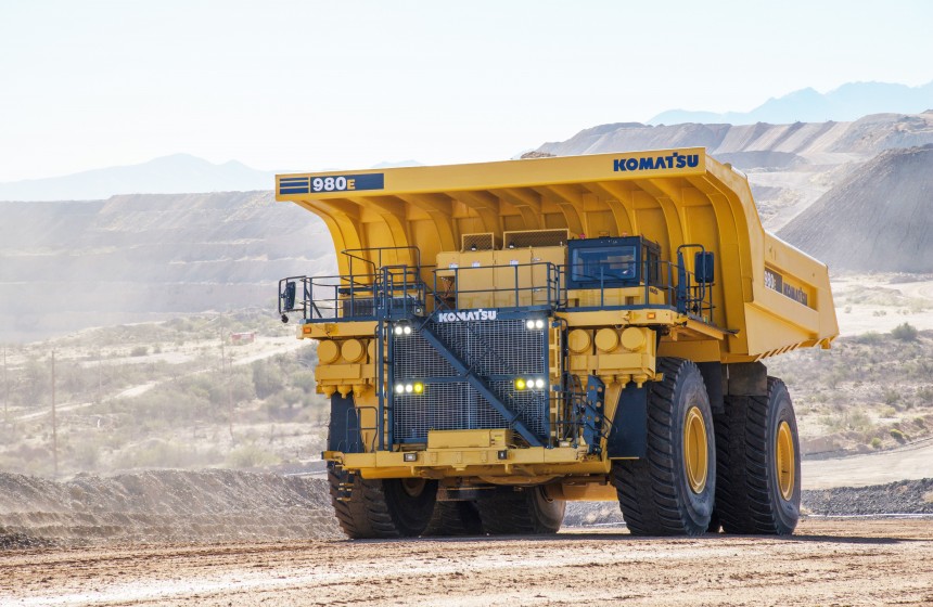 Komatsu introduces the 400-ton 980E-4 mining haul truck with one of the largest payloads available