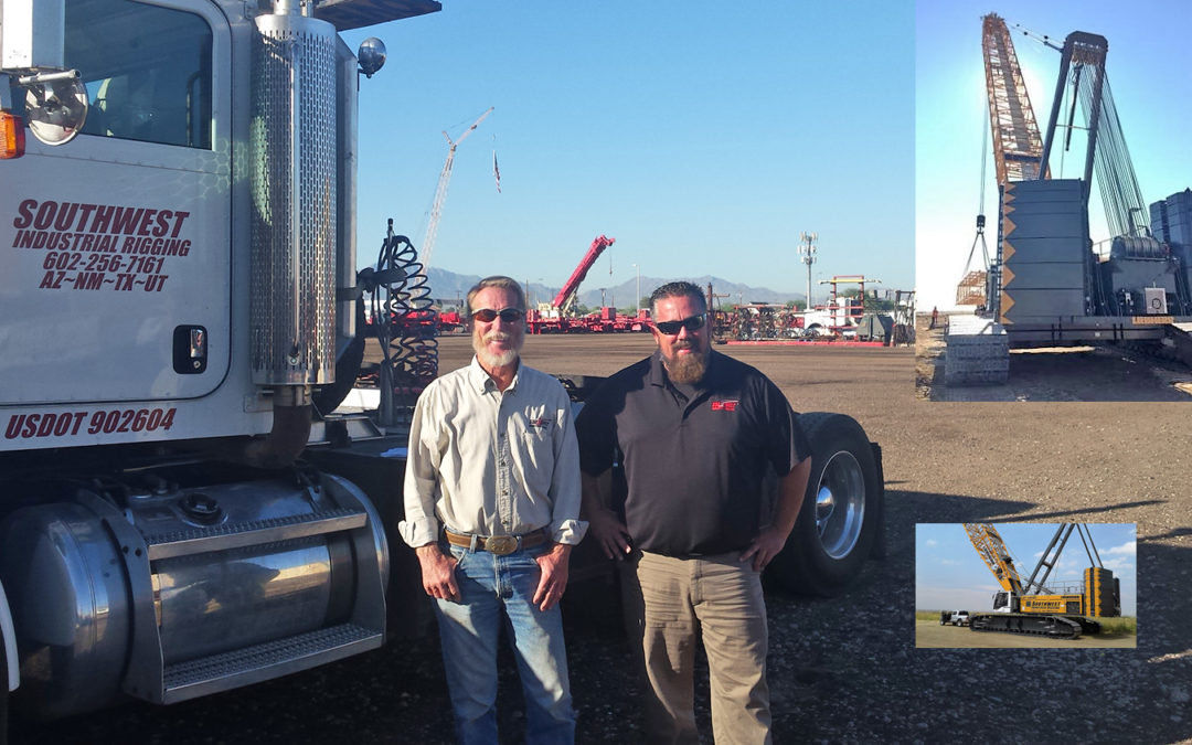 Southwest Industrial Rigging Adds 330T Liebherr LR 1300 Crawler to Fleet