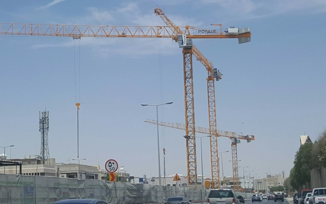 28 Potain tower cranes assisting on $22.5 billion Riyadh Metro project