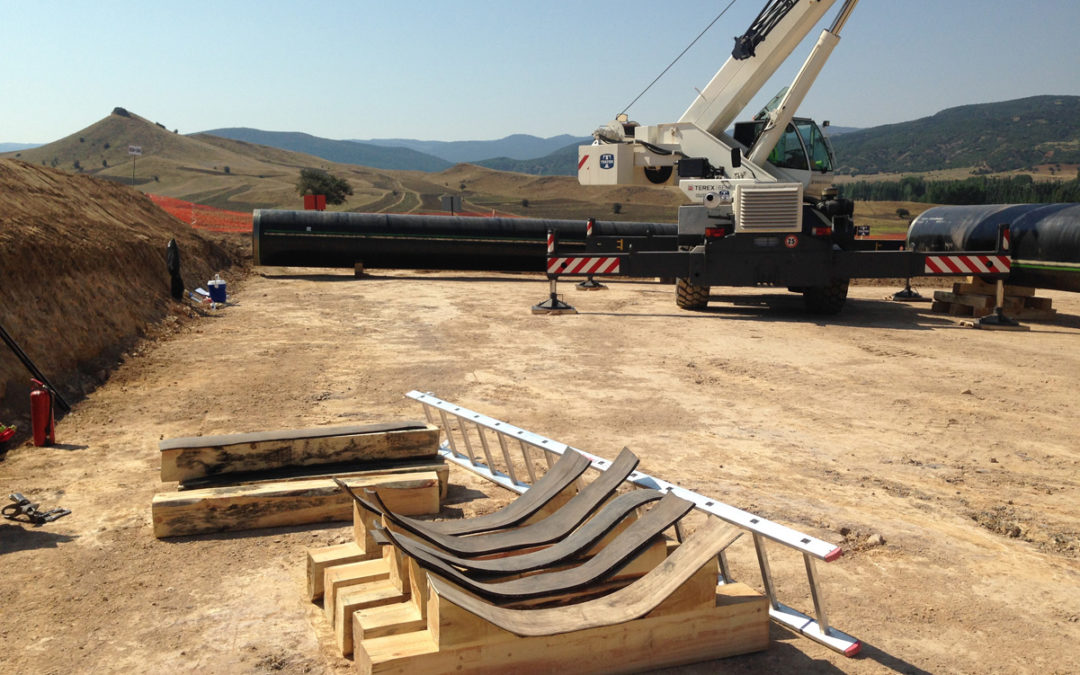 Trans Anatolian Pipeline construction running through Turkey on schedule