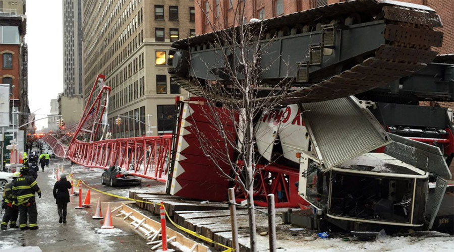 INVESTIGATORS: DEADLY NEW YORK CRAWLER CRANE COLLAPSE CAUSED BY OPERATOR ERROR
