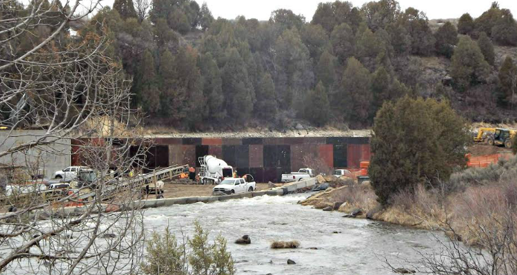 Time Lapse video of the $2.4 M Last Chance Diversion Dam Rehabilitation in Idaho.
