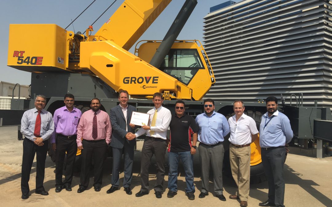 Kanoo Machinery in Saudi Arabia earns Elite Dealer status from Manitowoc Crane Group