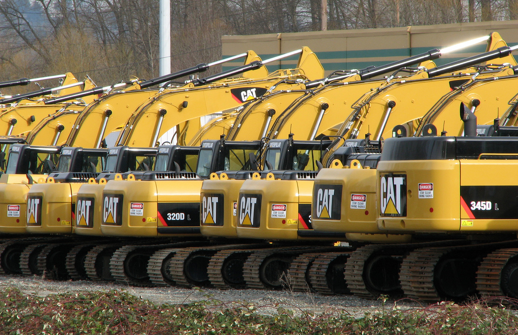 In China, sales of new excavators surged 71 per cent in September amid infrastructure pickup