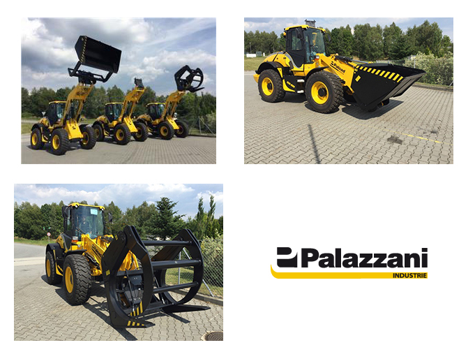 Three Palazzani PL 195 Wheel Loaders headed to the Czech Republic