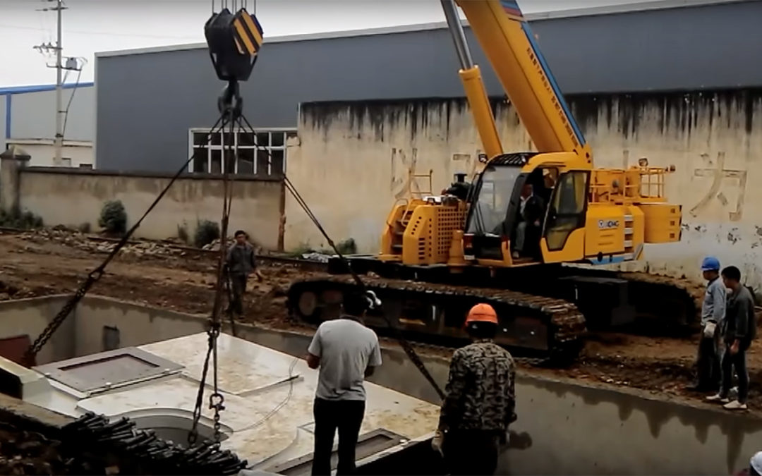 Official video of Chinese equipment manufacturer XCMG’s XGC Series Telescopic Crawler Cranes