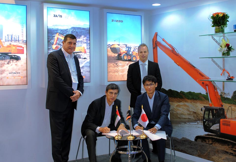 Hitachi Construction Machinery Middle East (HMEC) has appointed Middle East Crane Equipment Trading as the exclusive UAE distributor