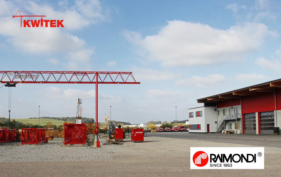 Kwitek Krane becomes official south German agent for Raimondi Tower Cranes