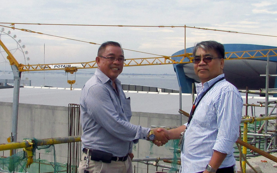 The 1st Potain Igo 50 self erecting tower crane in the Philippines