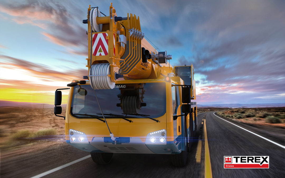 Terex re-entering City Class Crane Market, introducing new 300t 6-axle crane and SK series tower crane